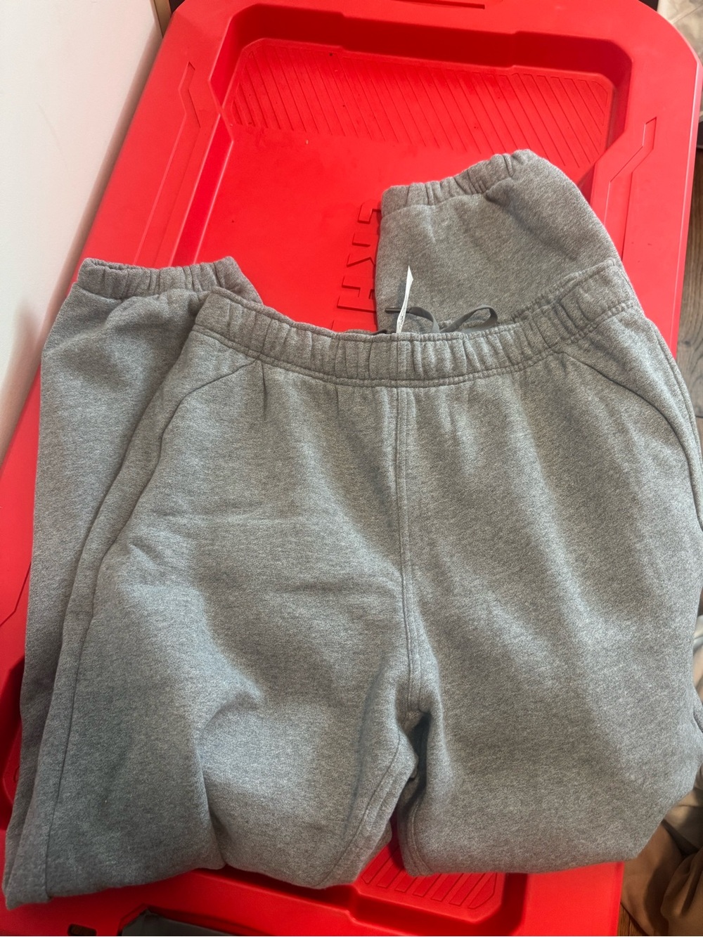 lululemon athletica Heathered Grey Oversized Scuba Joggers - Picture 2 of 4